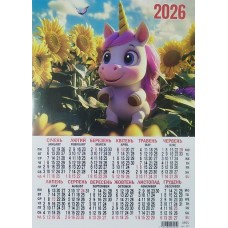 Календар-плакат на 2026 рік А3- КП-05